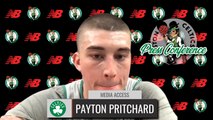 Payton Pritchard Pregame Interview | Celtics vs Trail Blazers