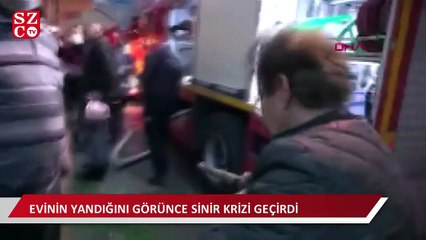 120 yıllık ahşap binada yangın