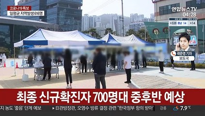 엿새만 다시 '700명대'…학교 등 감염 속출