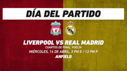 Liverpool vs Real Madrid, frente a frente: Champions League