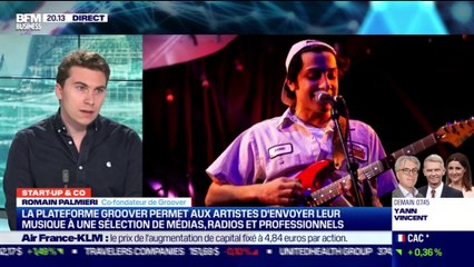 Start up & co : La plateforme Groover permet aux artistes d'envoyer leur musique à une sélection de médias, radios et professionnels - 13/04