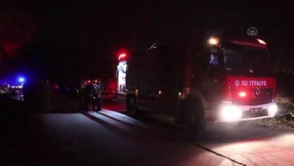 Şarampole devrilerek alev alan uyuşturucu yüklü otomobilde bir kişi yaşamını yitirdi