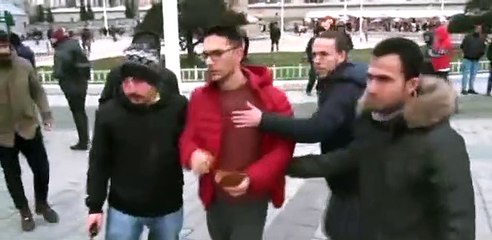 Taksim Meydanı’nda panik