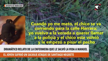 Dramático relato de la enfermera que le salvó la vida a Manuel SUBT