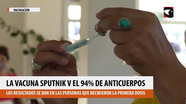 La vacuna Sputnik V genera anticuerpos en el 94% de los vacunados con una sola dosis