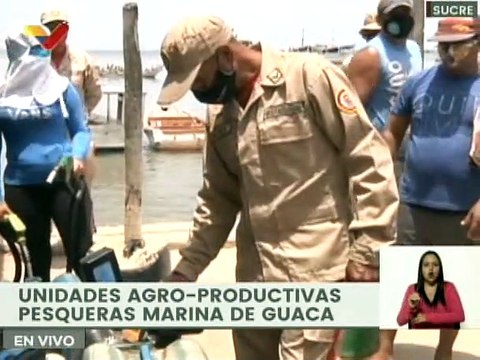 Milicia Bolivariana en Sucre despliega las Unidades Agro-Productivas Pesqueras Marina de Guaca