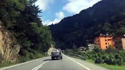 Uzungöl'e Doğru Giden Yol