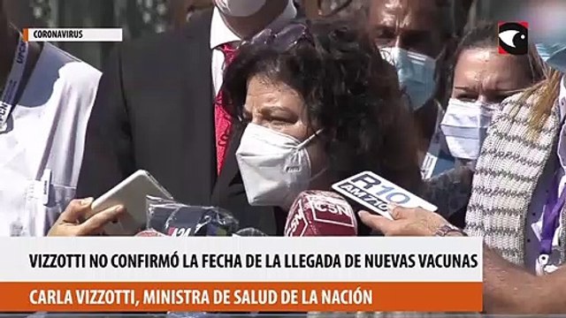 Vizzotti no confirmó la fecha de la llegada de nuevas vacunas