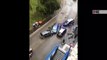 Roma - Paura in Piazza Bologna, auto fugge ad alt carabinieri e provoca incidente (13.04.21)