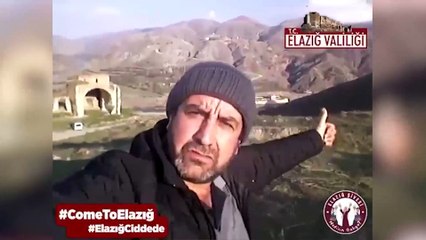 Şelale videosuyla fenomen olan adamdan 'Come to Elazığ' videosu