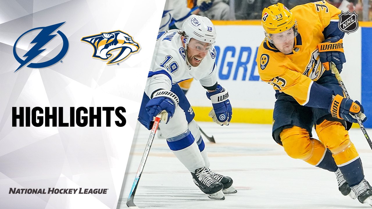 Lightning @ Predators 4/13/21 | NHL Highlights
