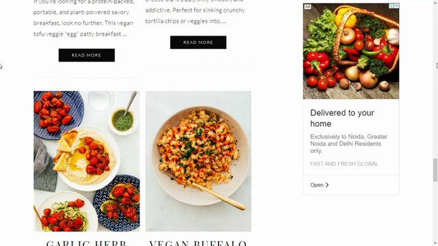vegan blogs