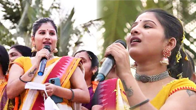 ರಾಯಚೂರು ಜನರ ಮನಗೆದ್ದ ರಾಬರ್ಟ್ ಗಾಯಕಿ ಮಂಗ್ಲಿ | Filmibeat Kannada