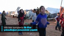 İdlib'deki kamplarda ilk iftar