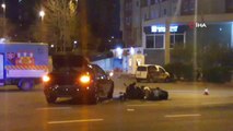 Son dakika haberleri... Ataşehir'de lüks araba ile kaza yaptılar, arabayı bırakıp taksi ile kaçtılar