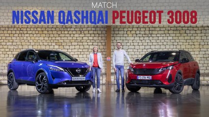 Match Nissan Qashqai - Peugeot 3008