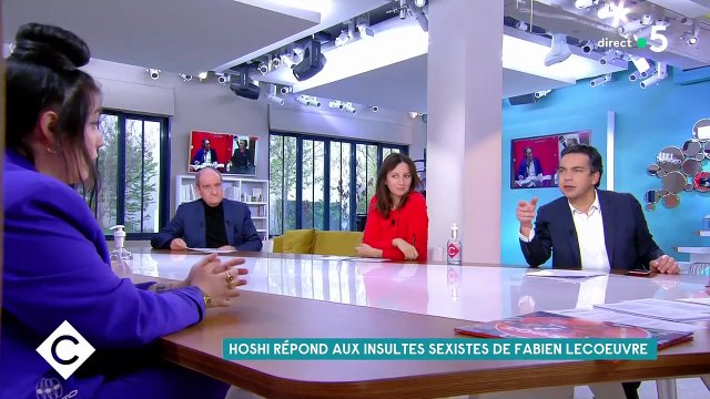 Hoshi répond aux propos odiaux de l'ignoble Fabien Lecoeuvre dans C à Vous (France 5).