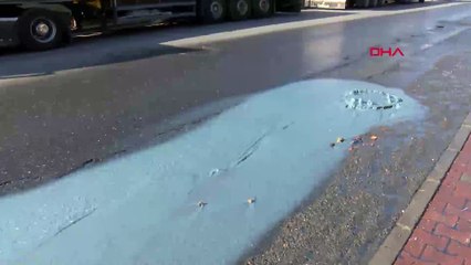 Esenyurt'ta ''mavi su'' bu kez rögardan fışkırdı