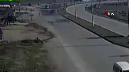 Köpeğe çarpıp olay yerinden kaçan sürücü polislerden kaçamadı