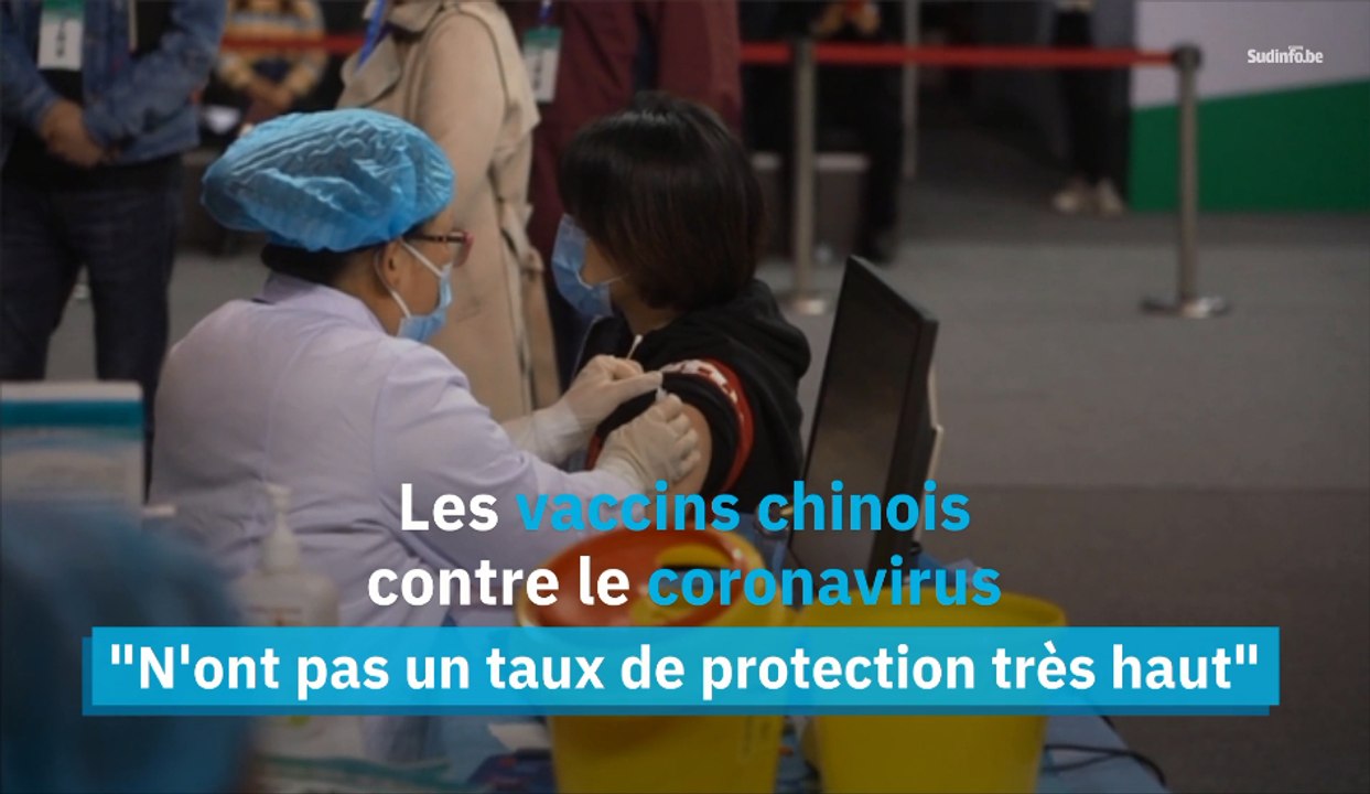 Les vaccins chinois contre le coronavirus "n'ont pas un taux de protection très haut"