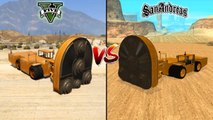 GTA 5 CUTTER VS GTA SAN ANDREAS CUTTER - WHICH IS BEST_