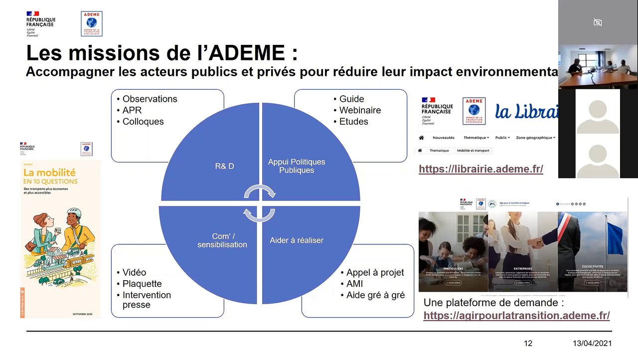 Mobilité à La Réunion /  Replay du webinaire ADEME - SMTR du 13 avril 2021