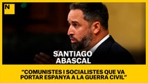 Abascal:  “Règim criminal segrestat per comunistes i socialistes que va portar Espanya a la guerra civil”