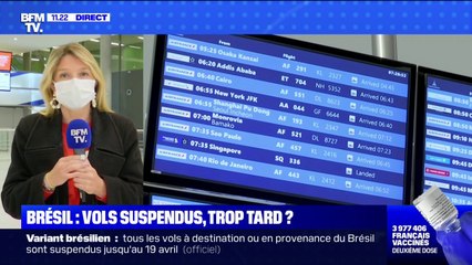 "Pas complet du tout": les passagers des derniers vols en provenance du Brésil témoignent