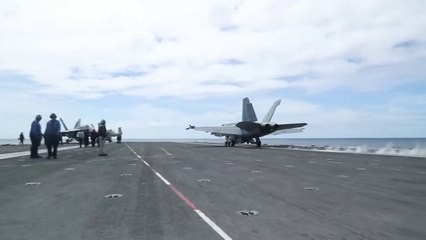 FA 18 Strike Fighter Aircraft • Begin Operations in US Navy Sixth Fleet