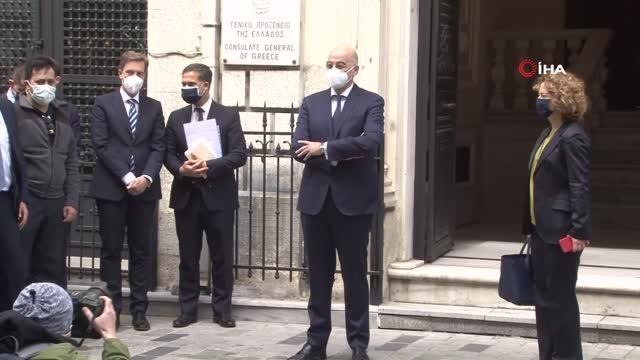 Yunanistan Dışişleri Bakanı Dendias İstanbul'da