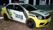 Homem de 35 anos é detido pela Polícia Militar furtando uma residência na Rua Souza Naves, no Bairro Parque São Paulo