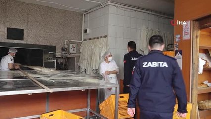 Büyükçekmece'de Covid-19 riskine karşı fırınlarda Ramazan denetimi yapıldı