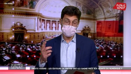 Droits voisins : les éditeurs de presse ont-ils gagné face aux géants du numériq - Les matins du Sénat (14/04/2021)