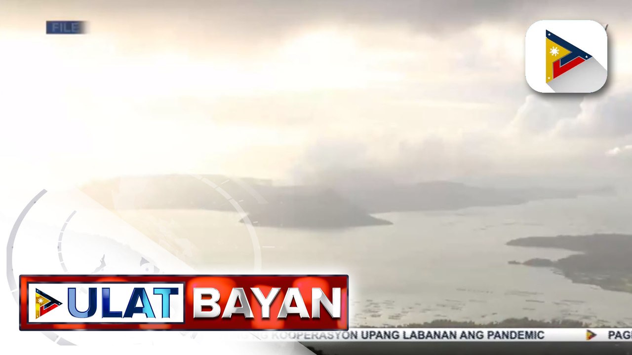 PHIVOLCS: Volcanic activity sa Bulkang Taal, mas humina; mga residenteng nakatira malapit sa paligid ng Bulkang taal, patuloy na pinag-iingat