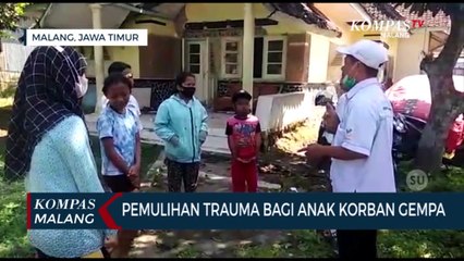 Kemensos Beri Layanan Psiko Sosial, Trauma Healing Bagi Anak Korban Gempa