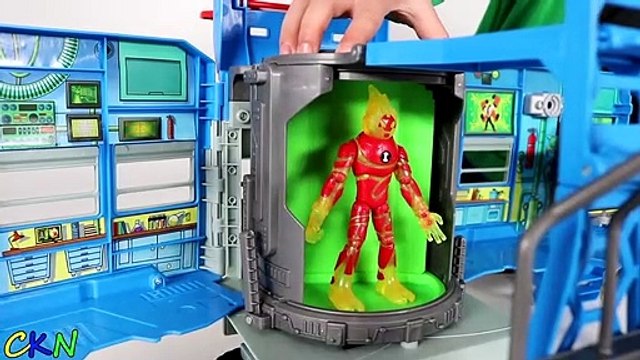 Ben 10 Toys Transforming Alien Playset Rustbucket Unboxing And Playing With Ckn Toys
