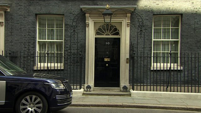 Boris Johnson departs Downing St for PMQs