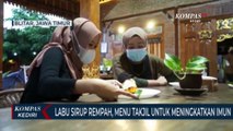 Berbuka Puasa Dengan Takjil Labu Manis Sirup Rempah