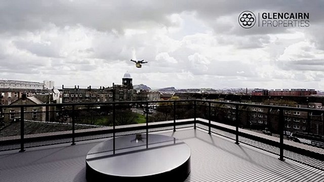 Edinburgh flats 'future-proof' roof terrace for drone deliveries