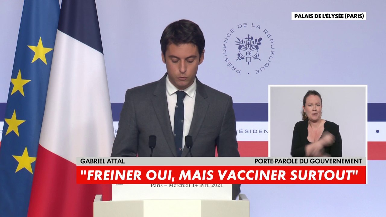 Gabriel Attal : «Vendredi dernier, nous avons été en mesure de procéder à plus de 500 000 injections en une journée»