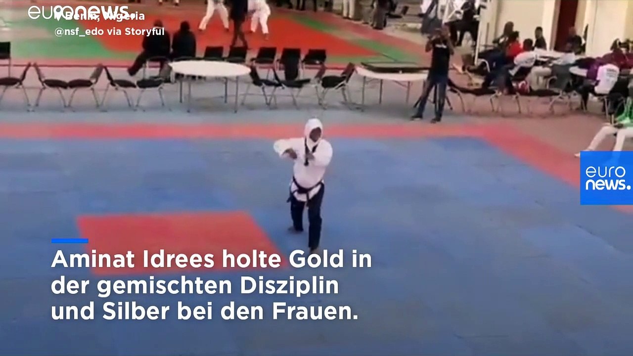 Nigeria: Hochschwangere Athletin holt Gold in Taekwondo