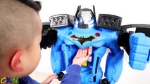 Giant Batbot Xtreme Transforming Robot With Voice Changer Unboxing With Ckn Toys