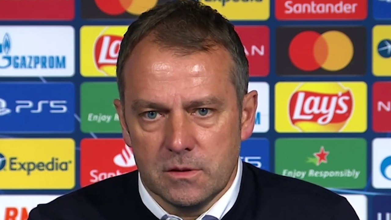 Football - Champions League - Hansi Flick press conference after PSG 0-1 Bayern
