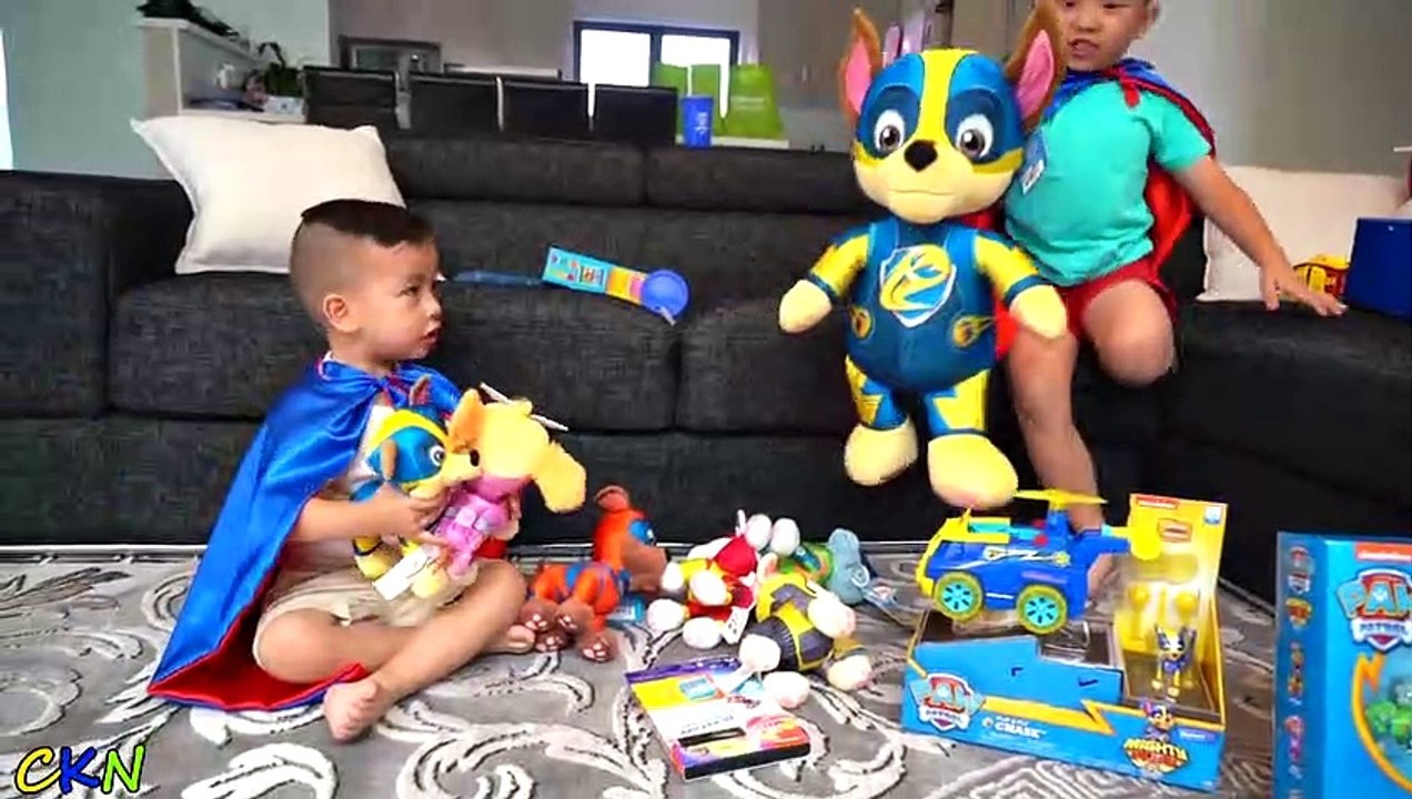 Mighty Pups Paw Patrol Toys Movie Night Fun With Ckn