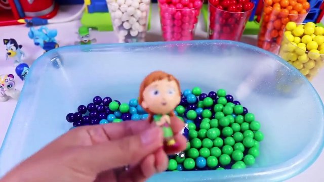 Paw Patrol Finger Puppets Family Song With Gumball Bath Surprises