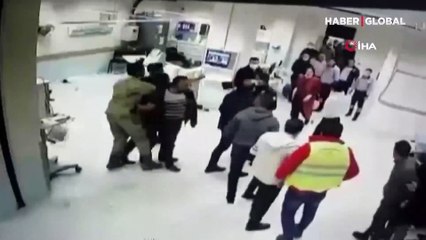 Sivas'ta hastane çalışanlarına saldıran şüphelilere çifte ceza kesildi