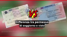 Differenza tra permesso di soggiorno e visto in Italia (2021)