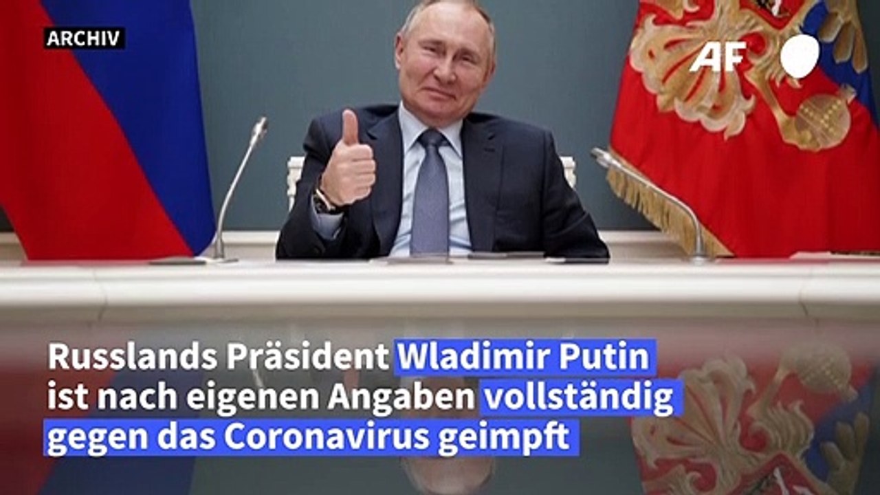 Putin erhält zweite Corona-Impfung