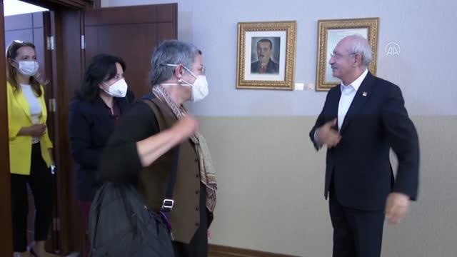 Kılıçdaroğlu, Türk Tabipleri Birliği Başkanı Fincancı'yı kabul etti