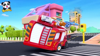 【New Music ♫】Monster Car Rescue Team is Here to Help | Nursery Rhymes | Kids Songs | BabyBus